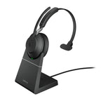 Jabra Evolve2 65 UC Mono Bluetooth Headset (USB-C Dongle + Charging Stand)(26599-889-889) - 1