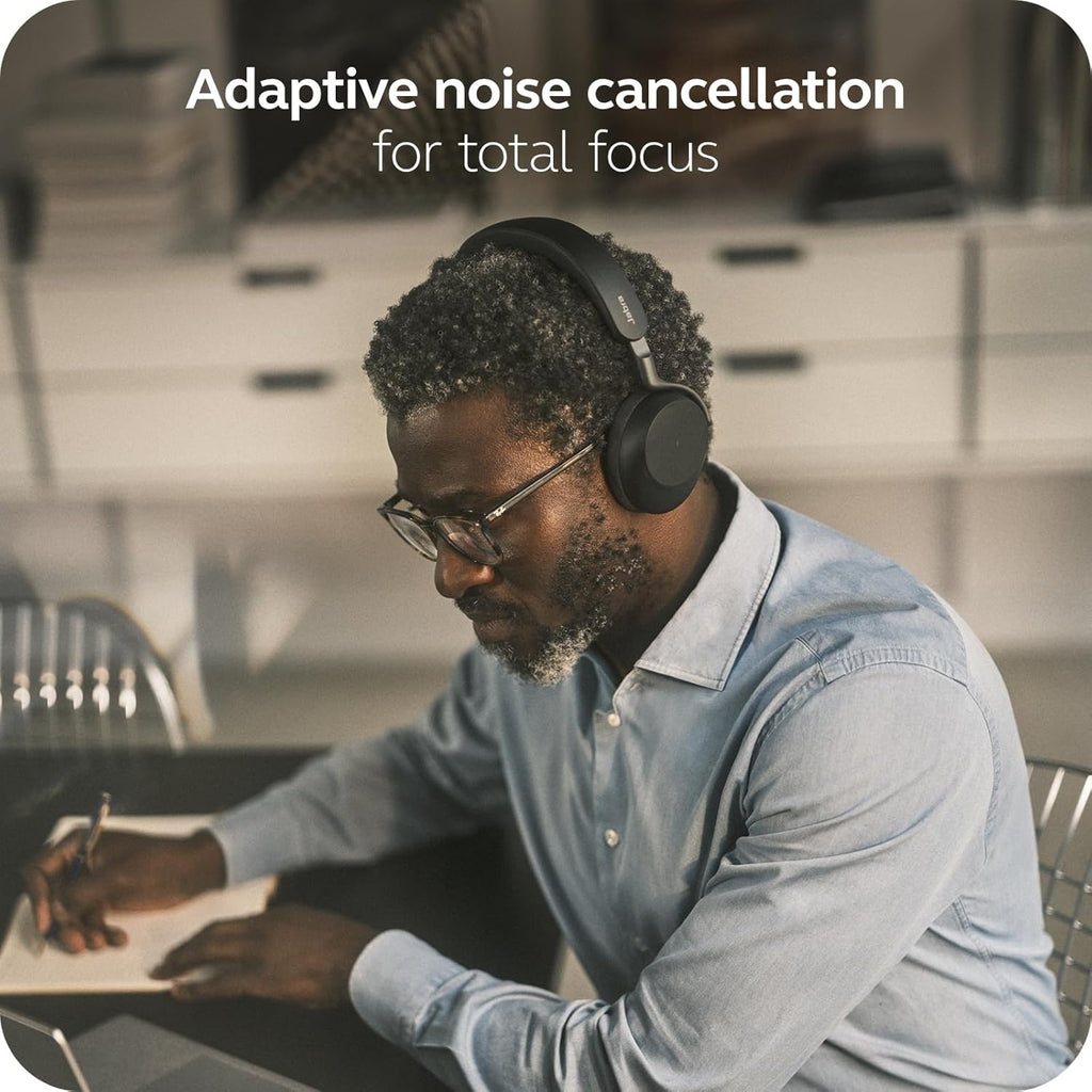 Jabra Evolve3 75 MS Active Noise Cancelling Bluetooth Headphones w/ Mic (USB-C Dongle)(37599-999-899) - 9