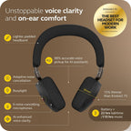 Jabra Evolve3 75 MS Active Noise Cancelling Bluetooth Headphones w/ Mic (USB-C Dongle)(37599-999-899) - 6