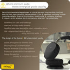 Jabra Evolve3 85 MS Active Noise Cancelling Bluetooth Headphones w/ Mic (USB-A Dongle)(38599-999-999) - 9