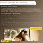 Jabra Evolve3 85 UC Active Noise Cancelling Bluetooth Headphones w/ Mic (USB-C Dongle) + Wireless Charging Pad(38599-989-889) - 11
