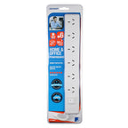Jackson 6-Outlet Surge Protected Powerboard(PT5966) - 2