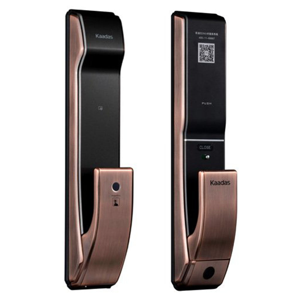 Kaadas K9 Push Pull Smart Lock Fingerprint Touchpad PIN Code Bluetooth - Copper(K9) - 2