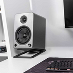 Kanto S6 Angled Desktop Speaker Stands for Large Speakers - Black (2-Pack)(KO-S6) - 4