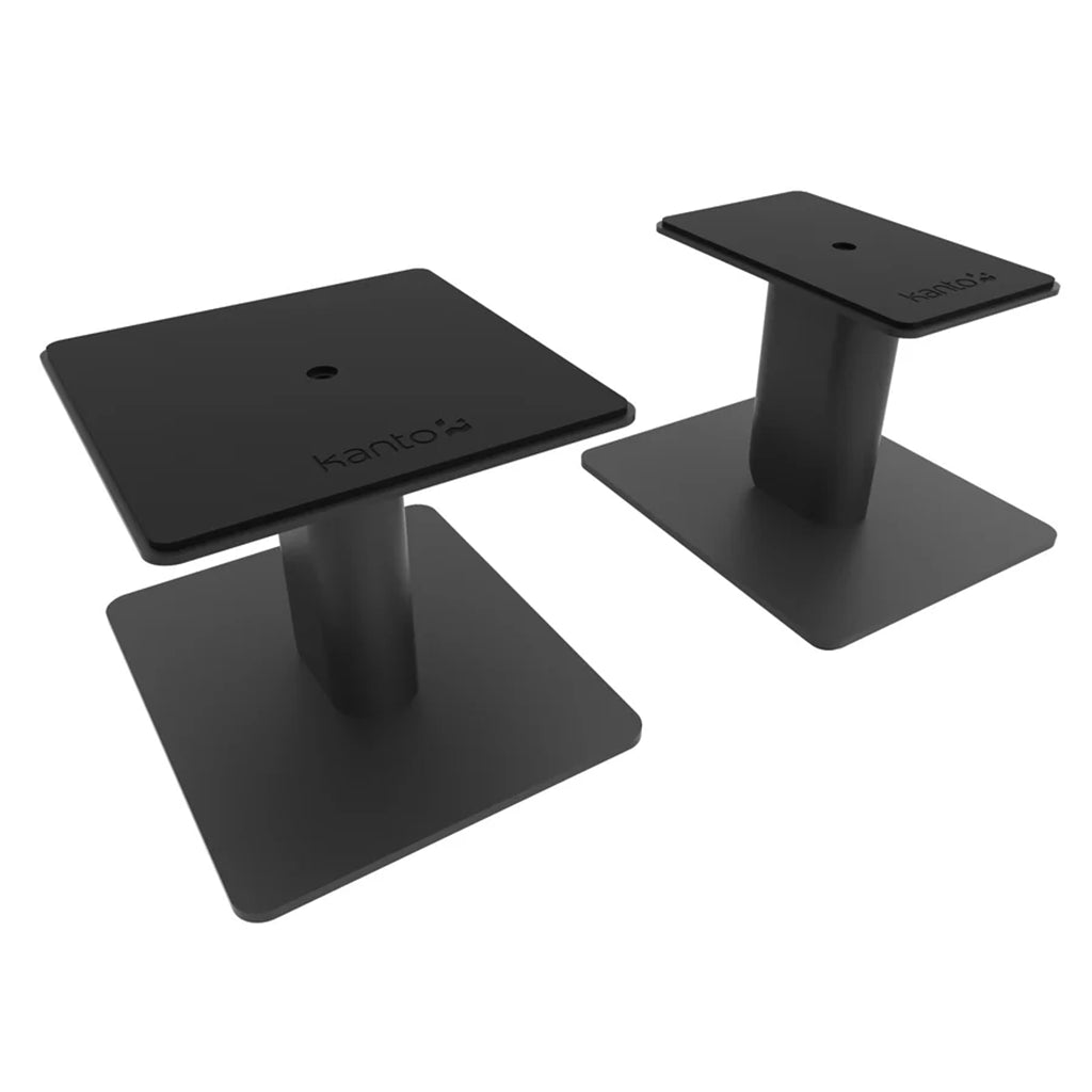Kanto SP6HD 6" Tall Universal Desktop Speaker Stand - Black (2-Pack)(KO-SP6HD) - 2