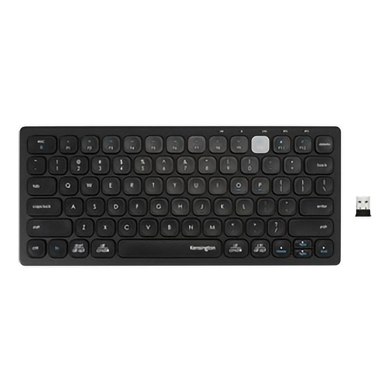 Kensington Multi-Device Dual Wireless Compact Keyboard - Black(K75502US) - 2