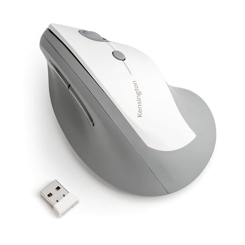 Kensington Pro Fit Ergo Vertical Wireless Mouse - Grey(K75520WW) - 6