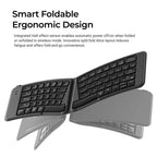 Keychron B11 Pro Ultra-Slim Wireless Foldable Keyboard - Space Gray(KBKCB11PK1) - 7