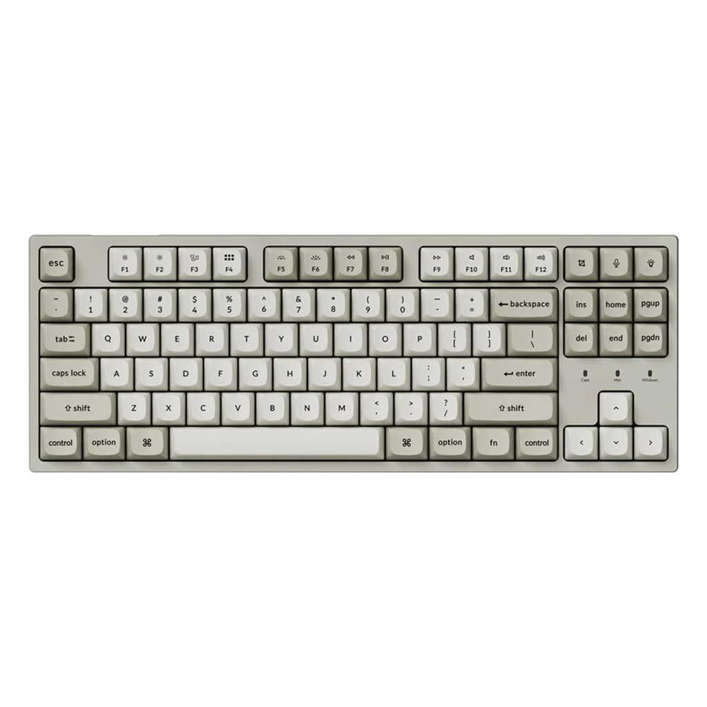 Keychron C1 Pro 8K QMK TKL Mechanical Gaming Keyboard - Keychron Super Red(KBKCC1PXM1) - 1