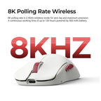 Keychron G4 Wireless Optical Gaming Mouse - White - Huano Micro Switch(MSKCG4B1) - 4