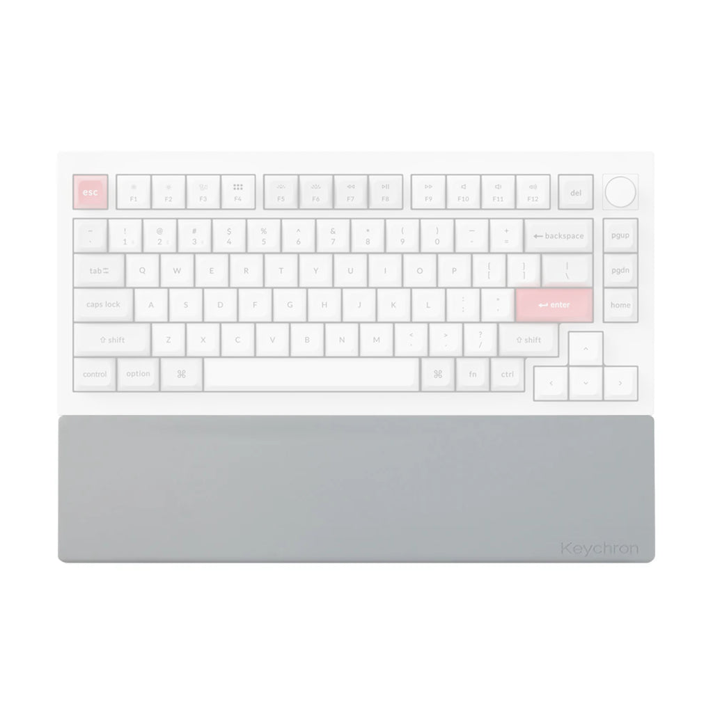 Keychron PR67 Silicone Palm Rest - Gray(ACCKCPR67) - 2