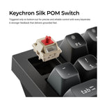 Keychron Q3 Ultra 8K Wireless Custom Mechanical Keyboard - White - Keychron Silk POM Red Switch(KBKCQ3UP1) - 8
