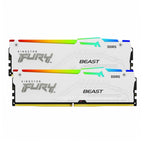 Kingston FURY Beast RGB 64GB (2x 32GB) DDR5 6000MHz Desktop Memory - White(KF560C36BWEAK2-64) - 2