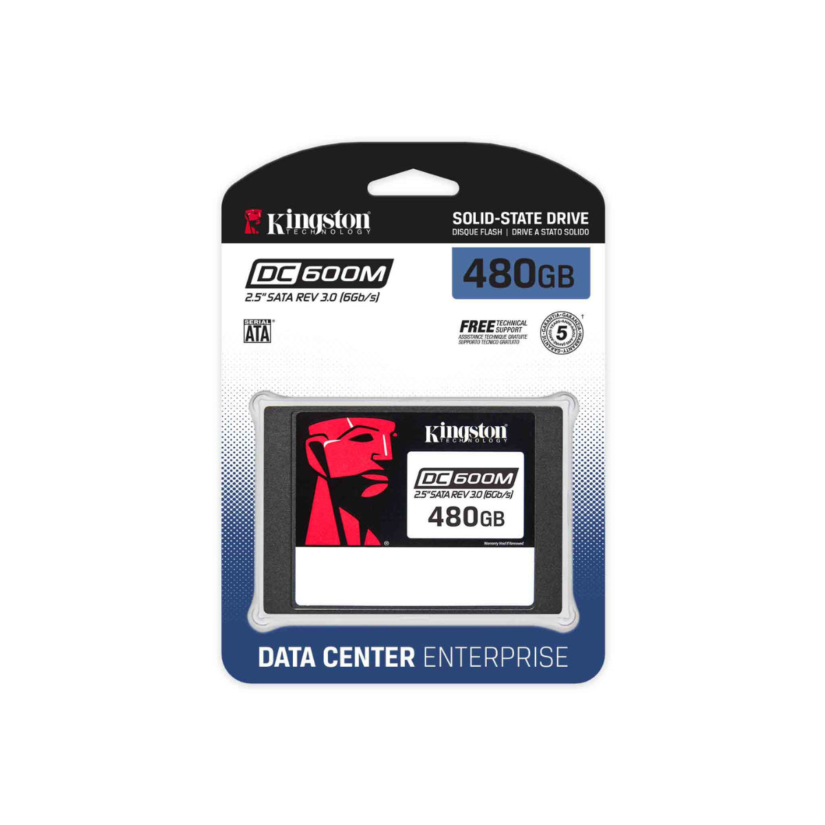 Kingston DC600M 480GB 2.5" SATA SSD - SEDC600M/480G(SEDC600M/480G) - 3