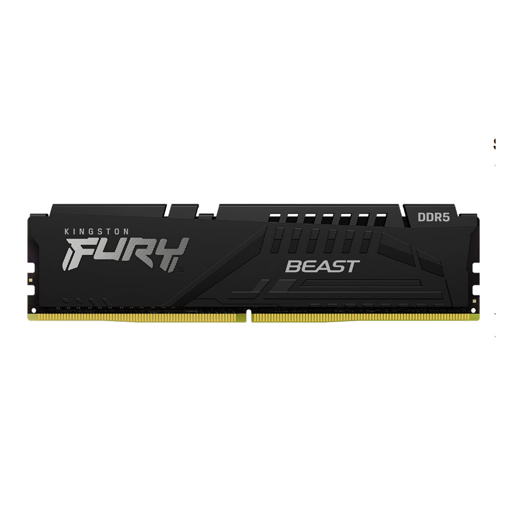 Kingston FURY Beast 16GB (1x16GB) DDR5 5600MHz CL36 EXPO Desktop Memory - Black(KF556C36BBE-16) - 1