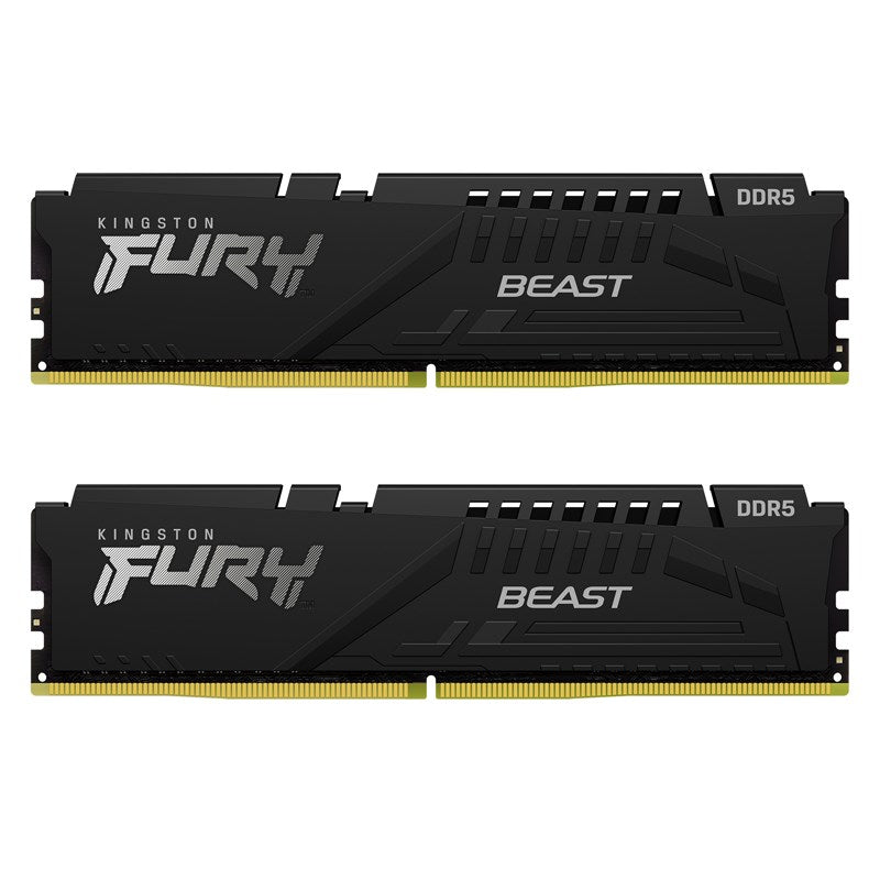 Kingston FURY Beast 32GB (2x 16GB) DDR5 5200MHz Desktop Memory(KF552C40BBK2-32) - 1