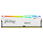 Kingston FURY Beast RGB 32GB (2x 16GB) DDR5 6000MHz AMD & Intel Ready Memory - White(KF560C36BWE2AK2-32) - 2
