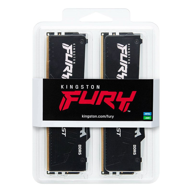 Kingston FURY Beast RGB 64GB (2x 32GB) DDR5 6000MHz Desktop Memory(KF560C40BBAK2-64) - 3