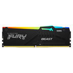 Kingston FURY Beast RGB 64GB (2x 32GB) DDR5 6000MHz CL36 Intel XMP & AMD EXPO READY Desktop Memory - Black(KF560C36BBE2AK2-64) - 3