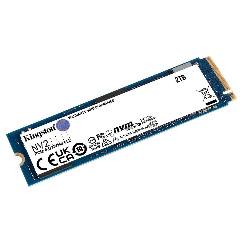Kingston NV2 2TB PCIe 4.0 NVMe M.2 2280 SSD - SNV2S/2000G(SNV2S/2000G) - 2