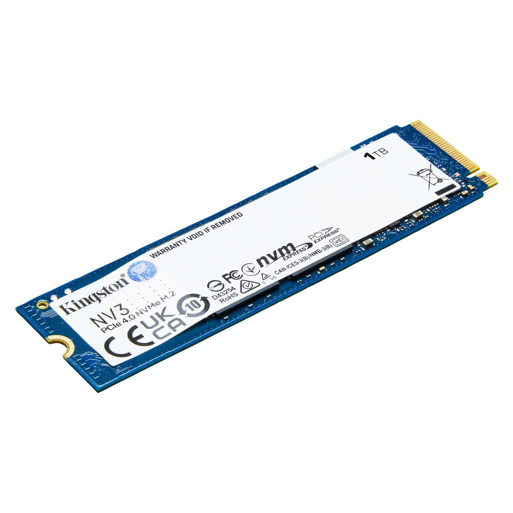 Kingston NV3 1TB PCIe 4.0 NVMe M.2 2280 SSD - SNV3S/1000G(SNV3S/1000G) - 2