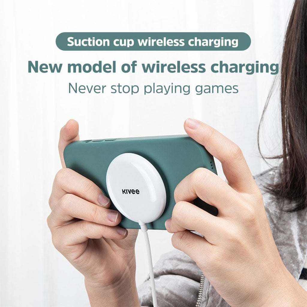 Kivee WS12 15W Suction Cup Wireless Charger - White(ELEKIVWS12) - 6
