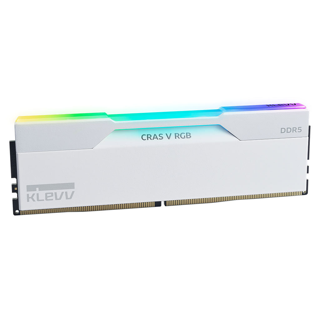 KLEVV CRAS V RGB 32GB (2x 16GB) DDR5 6000MHz CL30 Intel XMP & AMD EXPO Desktop Memory - White(KD5AGUA80-60A300J) - 2