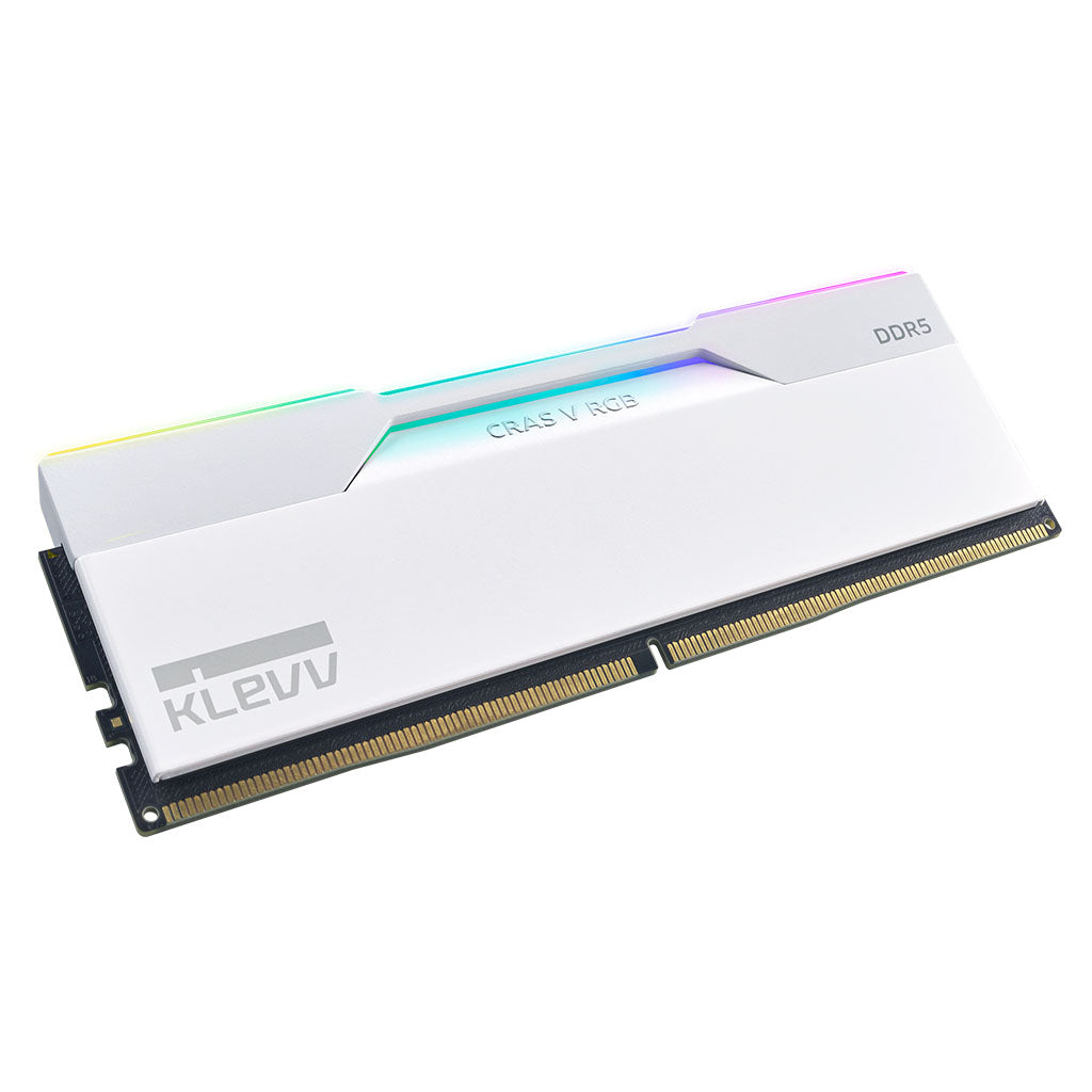 KLEVV CRAS V RGB 32GB (2x 16GB) DDR5 6000MHz CL30 Intel XMP & AMD EXPO Desktop Memory - White(KD5AGUA80-60A300J) - 6
