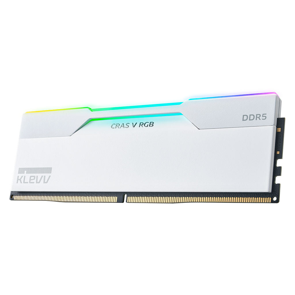 KLEVV CRAS V RGB 32GB (2x 16GB) DDR5 6000MHz CL30 Intel XMP & AMD EXPO Desktop Memory - White(KD5AGUA80-60A300J) - 10
