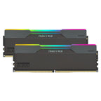 KLEVV CRAS V RGB 64GB (2x 32GB) DDR5 6000MHz CL30 Desktop Memory - Black(KD5BGUA80-60A300G) - 1