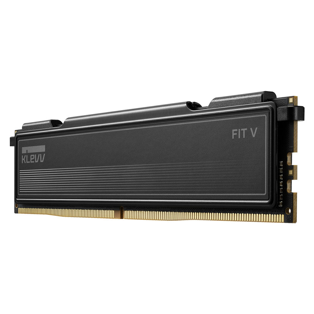 KLEVV FIT V 16GB (2x 8GB) DDR5 6000MHz CL30 Desktop Memory - Black(KD58GU880-60A300L) - 6