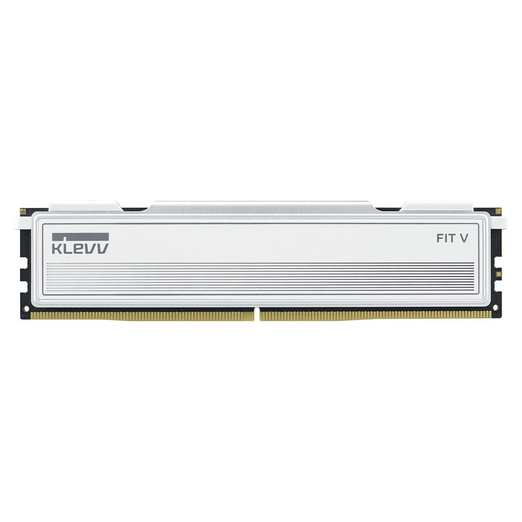 KLEVV FIT V 32GB (2x 16GB) DDR5 6000MHz CL28 Desktop Memory - White(KD5AGU880-60B280F) - 2