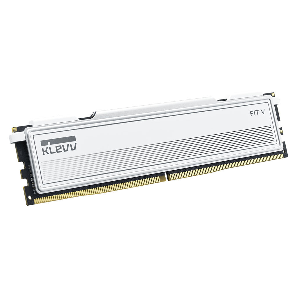 KLEVV FIT V 32GB (2x 16GB) DDR5 6000MHz CL28 Desktop Memory - White(KD5AGU880-60B280F) - 6