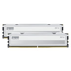 KLEVV FIT V 32GB (2x 16GB) DDR5 6000MHz CL28 Desktop Memory - White(KD5AGU880-60B280F) - 1