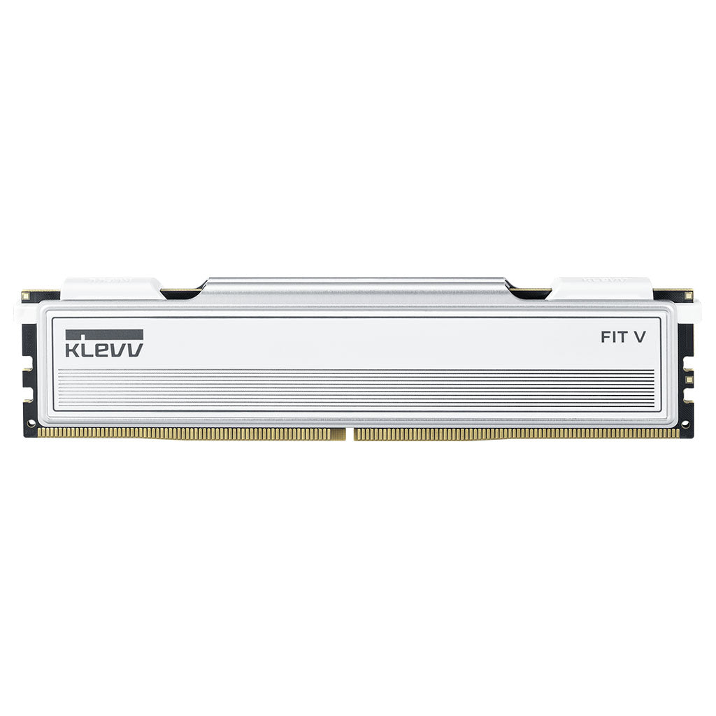 KLEVV FIT V 32GB (2x 16GB) DDR5 6000MHz CL28 Desktop Memory - White(KD5AGU880-60B280F) - 3