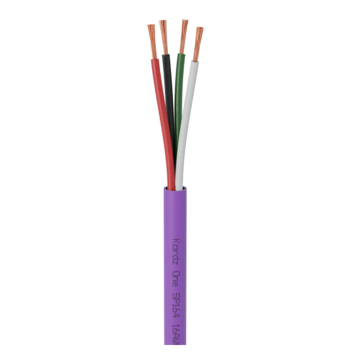 Kordz ONE 16AWG 152.5m 4-Core LSZH PVC-Free Speaker Cable - Purple(K11502-152M-PP) - 1