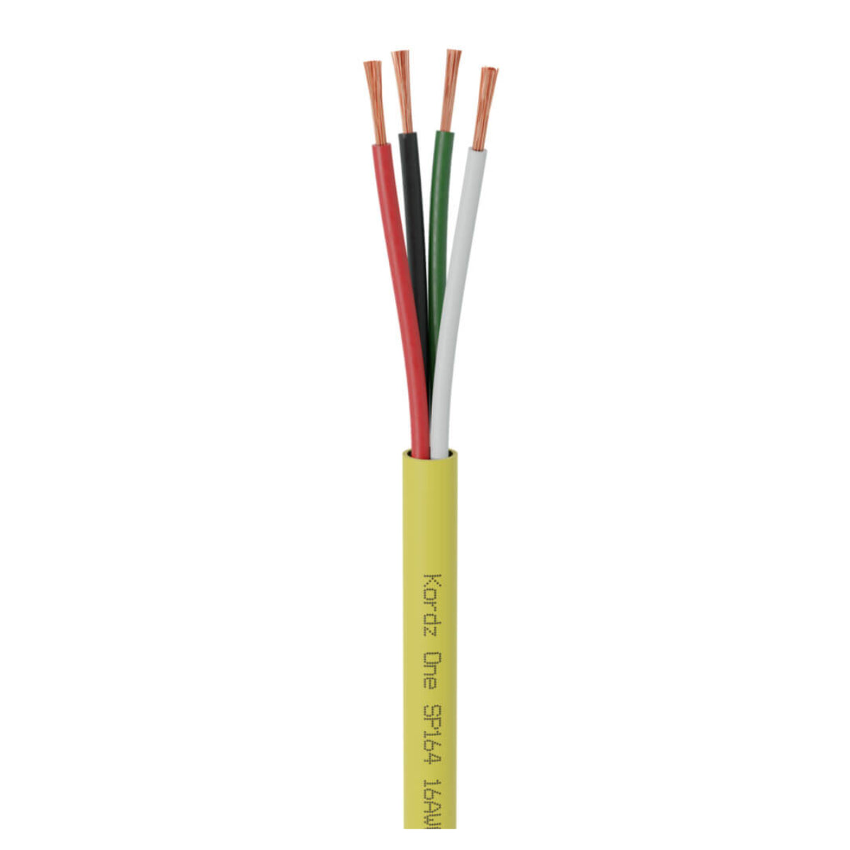 Kordz ONE 16AWG 152.5m 4-Core LSZH PVC-Free Speaker Cable - Yellow(K11502-152M-YL) - 1