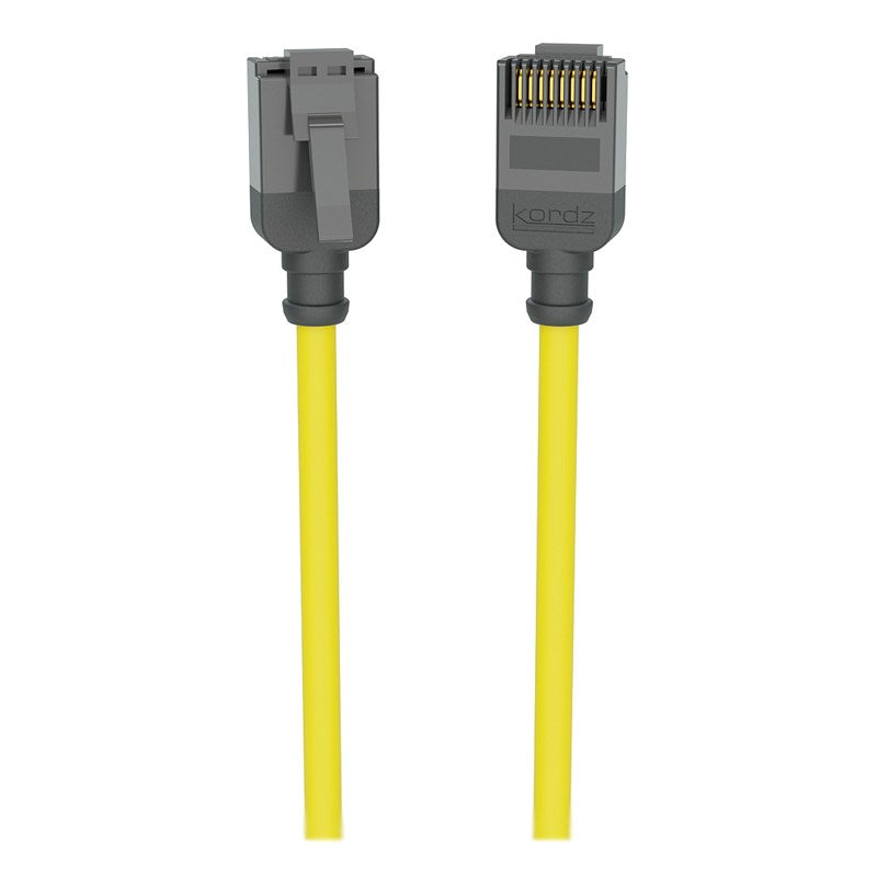 Kordz Professional Slim Profile CAT6 Network Patch Cord yellow - 5.0m(K23045-0500-YL) - 1
