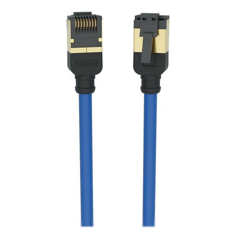 Kordz Professional Slim Profile CAT6A Network Patch Cord blue - 5.0m(K33946-0500-BL) - 1