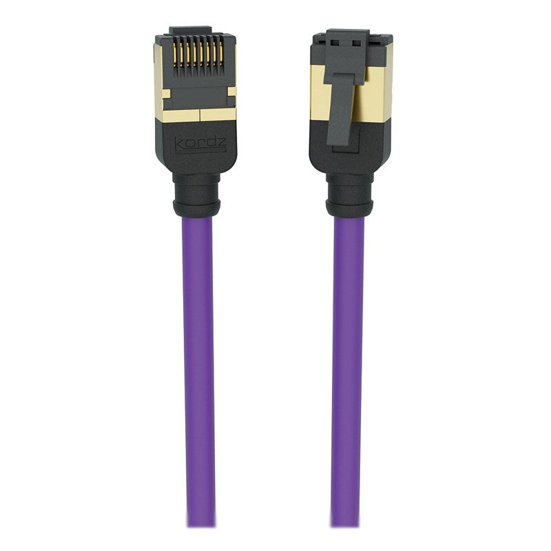 Kordz Professional Slim Profile CAT6A Network Patch Cord purple - 0.50m(K33946-0050-PP) - 1
