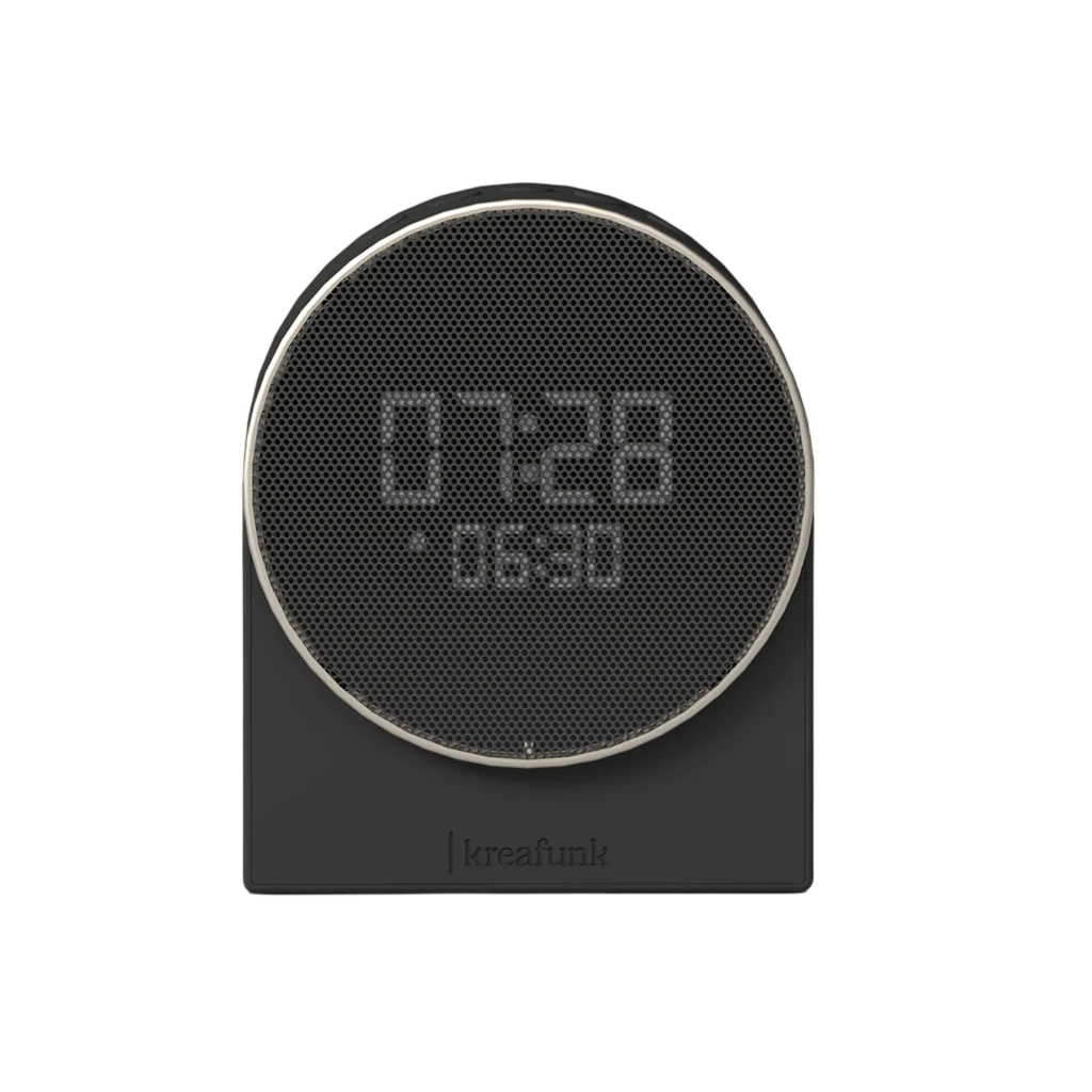 Kreafunk Ivy Alarm Clock w/ Bluetooth Speaker - Black(KFEW22) - 1