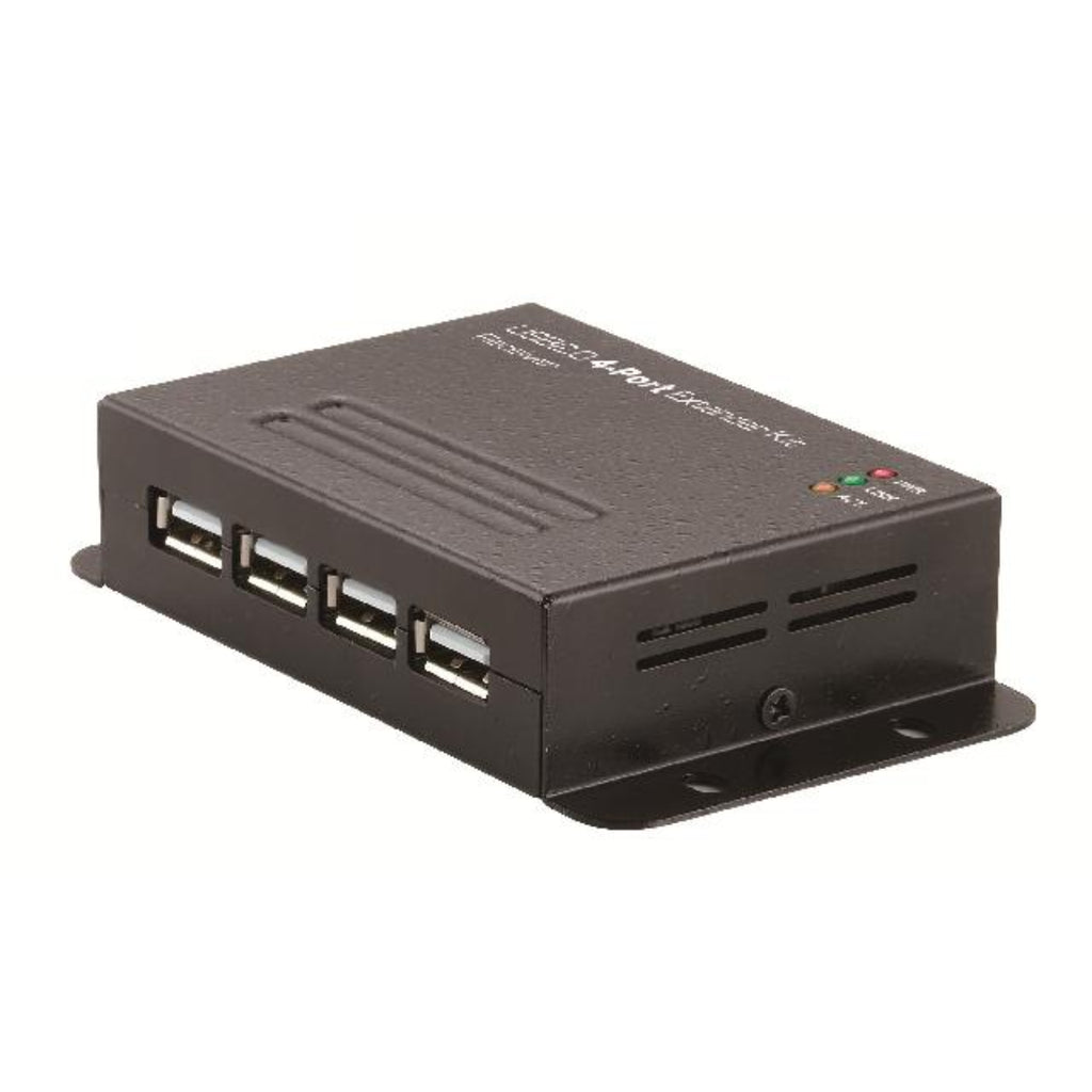 Krysma 4-Port USB 2.0 Industrial CAT5 Extender - up to 50m(KRYM-USBEXT-4P-I-50M) - 2