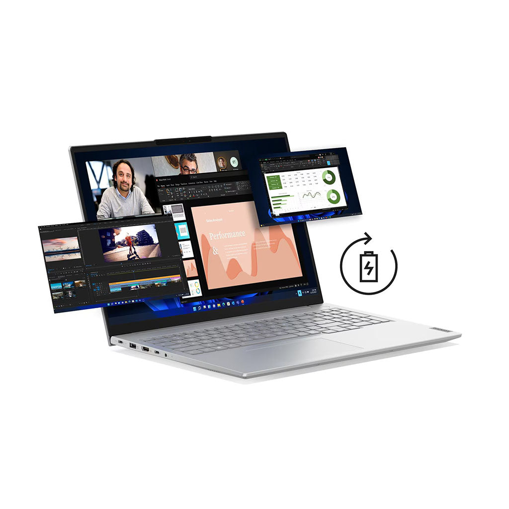 Lenovo Thinkbook 16 G8 16" WUXGA AI Ready Laptop - Intel Ultra 5-225U 32GB 512GB W11 Pro(21SK007JAU) - 15