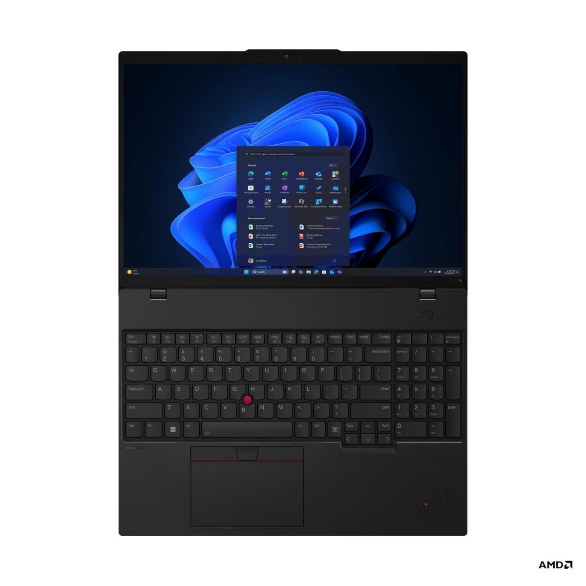 Lenovo ThinkPad L16 G2 16" WUXGA Laptop - Ryzen 5 AI Pro 16GB 512GB W11 Pro(21RH001HAU) - 5
