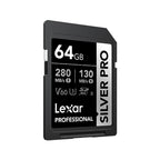 Lexar 64GB Professional SILVER PRO SDXC UHS-II Card(LSDSIPR064G-BNNNG) - 2