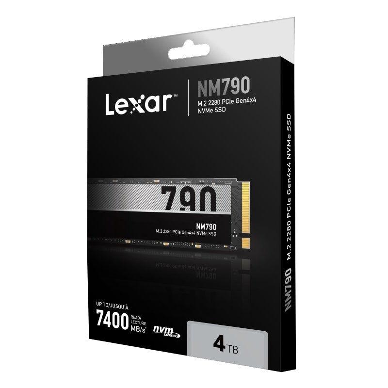 Lexar NM790 4TB PCIe 4.0 NVMe M.2 SSD - LNM790X004T-RNNNG – Mwave
