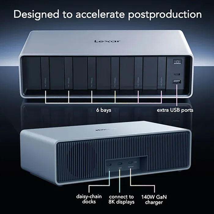 Lexar Professional Workflow Docking Station(LPWF800N-4A1NAU) - 6