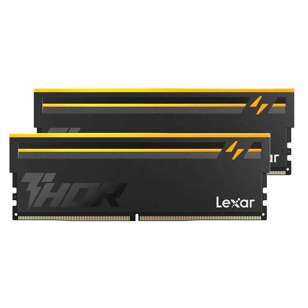 Lexar Thor G2 RGB 32GB (2x 16GB) DDR5 6000MHz CL36 INTEL XMP & AMD EXPO Desktop Memory - Black(LD5U16G60C36BV-RGD) - 1