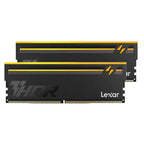 Lexar Thor G2 RGB 32GB (2x 16GB) DDR5 6000MHz CL36 INTEL XMP & AMD EXPO Desktop Memory - Black(LD5U16G60C36BV-RGD) - 1