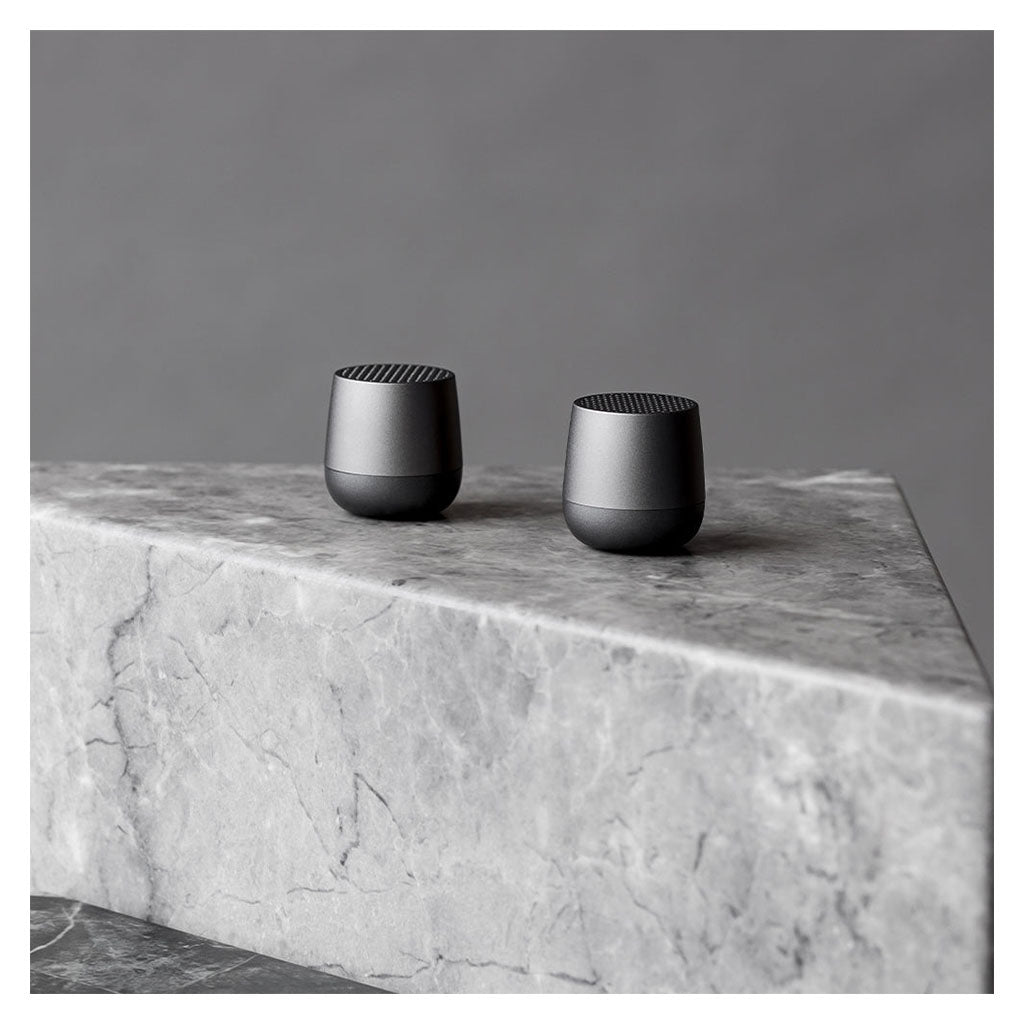 Lexon Mino+ Mini Bluetooth Speaker - Gunmetal(LD-LA125X) - 5